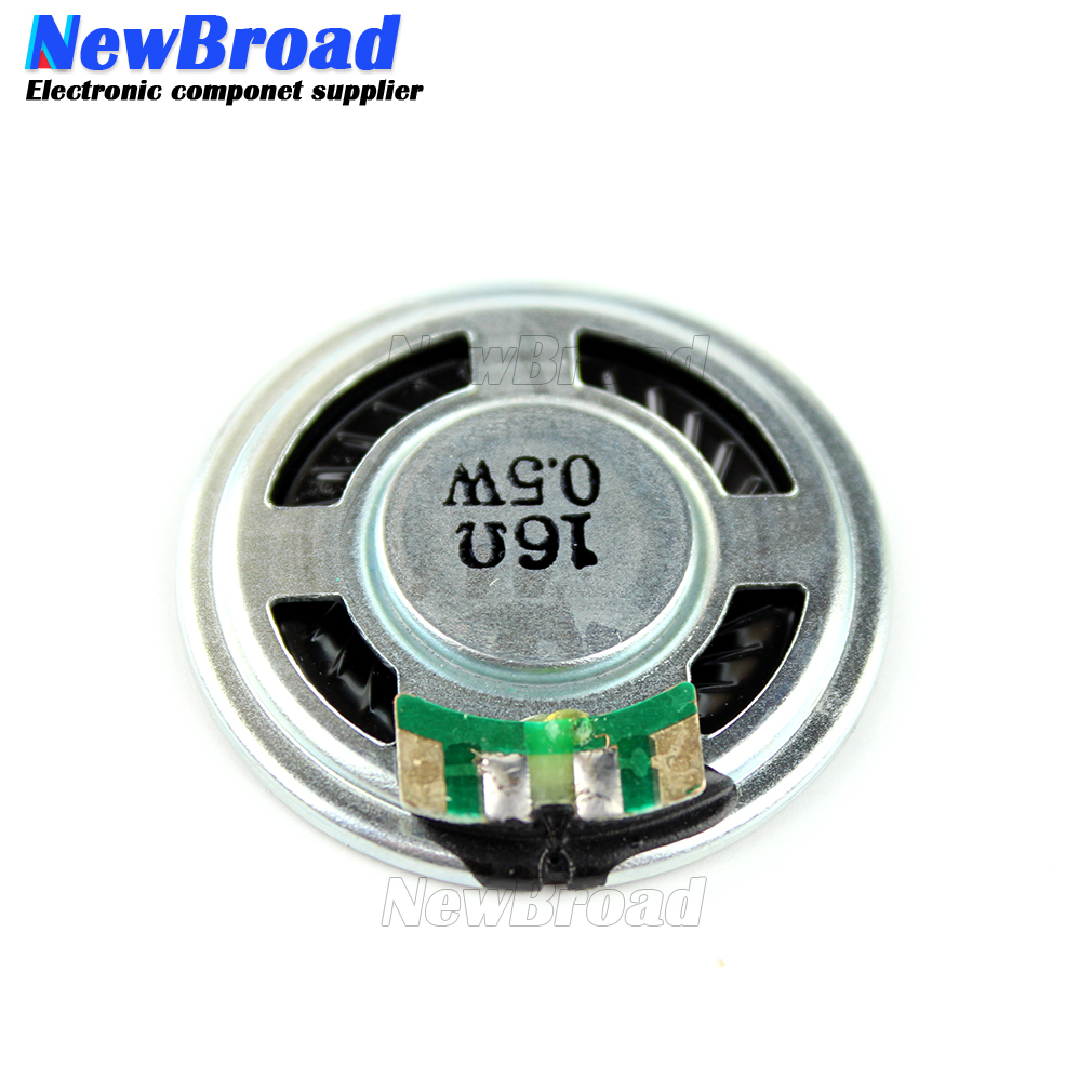 2pcs/lot New Ultra-thin Mini speaker 50 ohms 0.5 watt 0.5W 50R speaker Diameter 40MM 4CM thickness 5MM