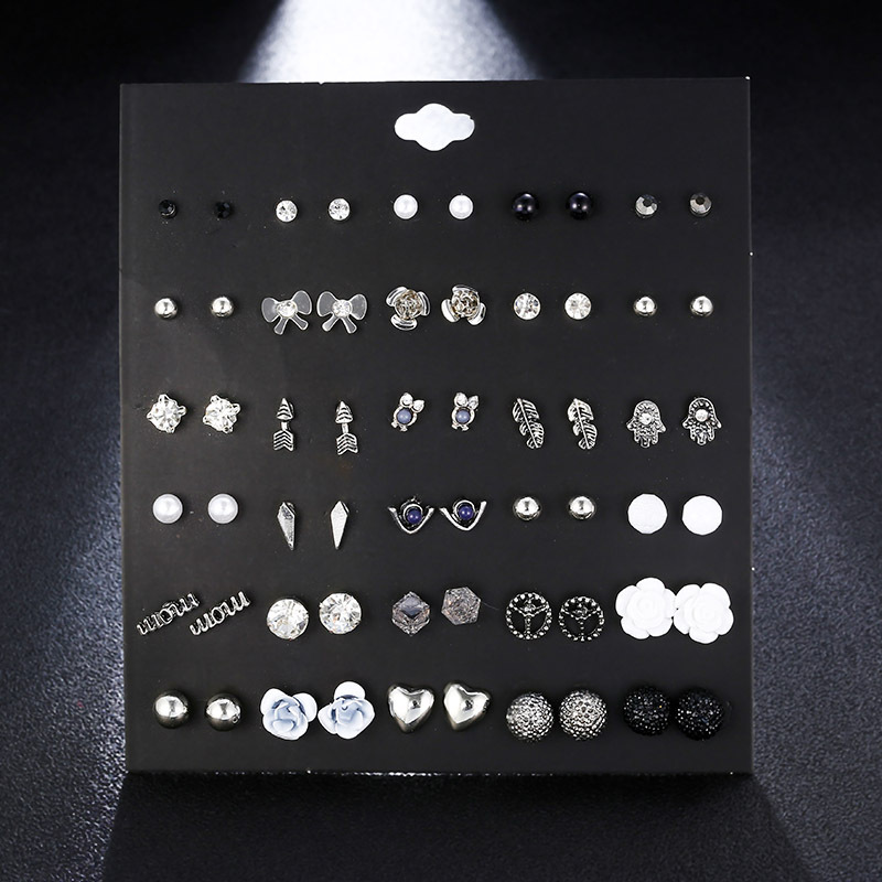【Happy LifeStore】Luokey 2023 New Arrival Earrings For Wo Cute Rainbow Butterfly Flower Gold Stud Earrings Korean Charm Jewelry