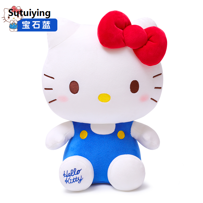 Sutuiying Sanrio Hello Kitty Plush Toy Cute Cartoon Stuffed Animal Profesional High Quality Rag Doll Home Decor Birthday Gift
