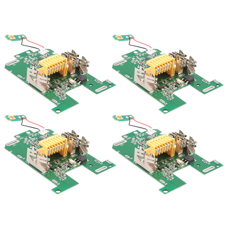 NAMUNY BL1830 Li-Ion Battery PCB Charging Protection Board for 18V Power Tool BL1815 BL1860 LXT400 BL1850, 4 Pack