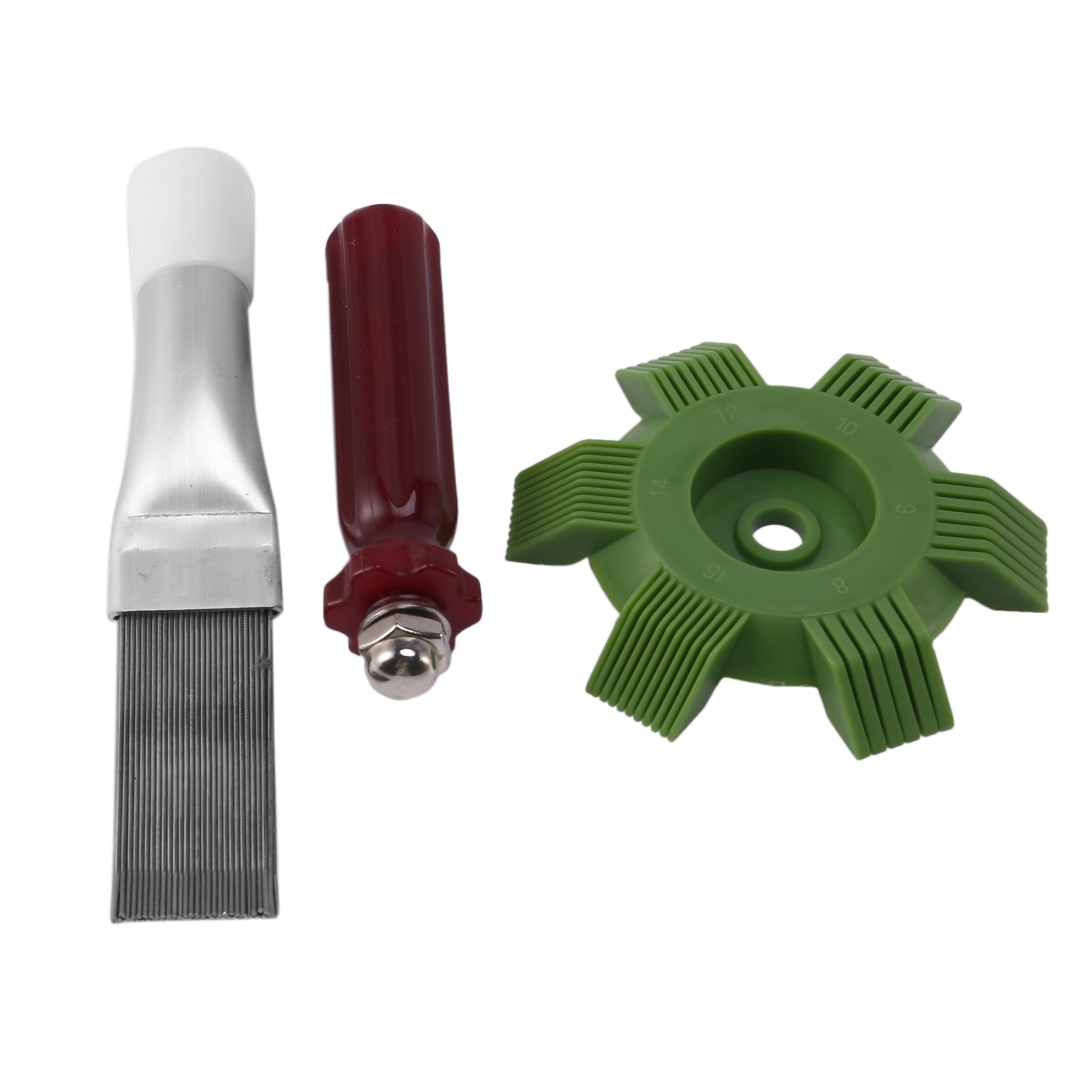 Fullhaodd Radiator Comb Evaporator Air Conditioning Tools Fin Repair Comb Auto Car Plastic A/C Condenser Fin Straightener Refrigeration
