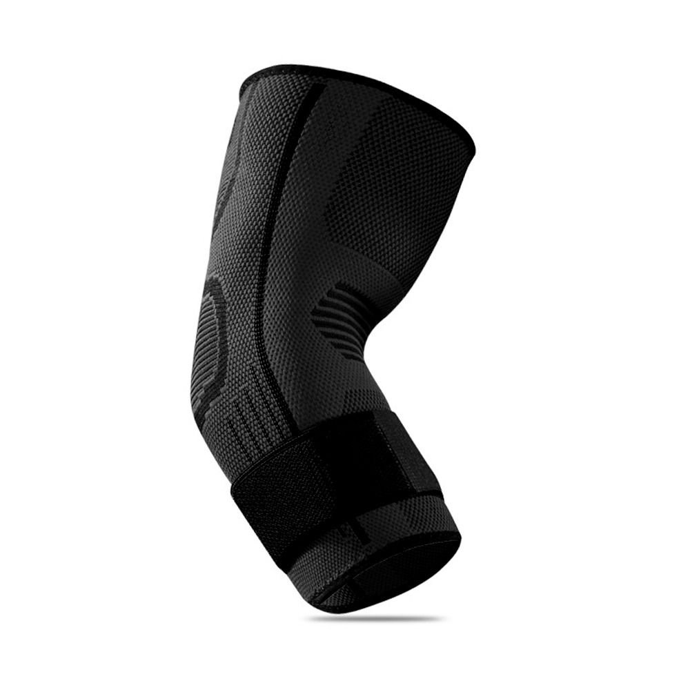 New Nylon Elbow Support Black Grey Orange Elastic Elbow Pads Breathable Elbow Brace Sports Gym