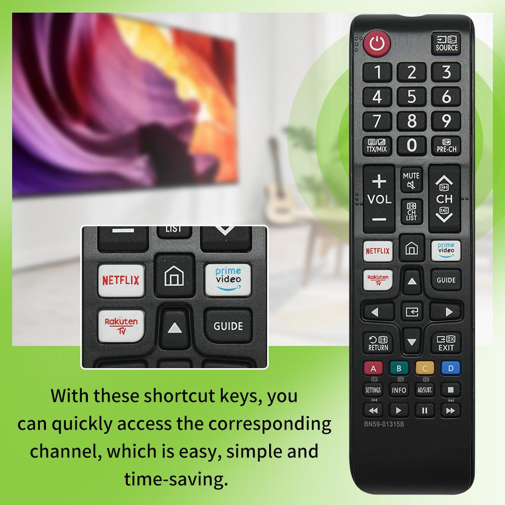 NEW BN59-01315B Replaced Remote fit for Samsung TV UE43RU7175 UE49RU7105 UE49RU7175 7 Series UE50RU7105 UE55RU7175 UE55RU7105 UE50RU