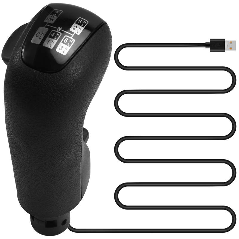 High Low Gear Simulator Shifter Simulators USB Shift Knob for G29 G27 TH8A ETS2 ATS