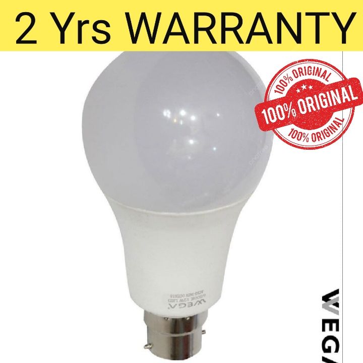 2 Years Warranty Wega Bulb 15W Energy Saving Bulb