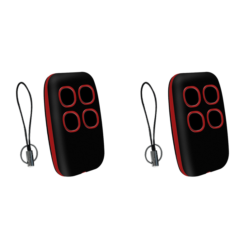 NAMUNY 2X 250-913MHz Garage Remote Control Duplicator Multifrequency Wireless Copy Remote Control Universal Door Opener Red