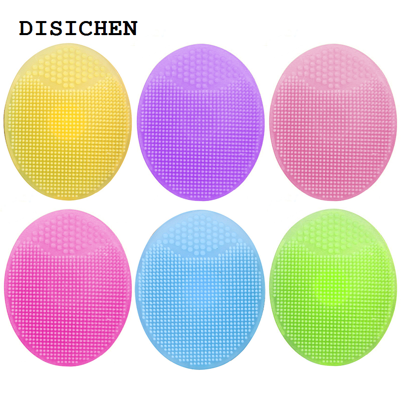 DISICHEN New style 1PC Silicone Facial Brushes for Beauty Wash Facial Face Scrub Pad Blackhead Drushes Bath Facial Cleanser Face Washing TSLM1