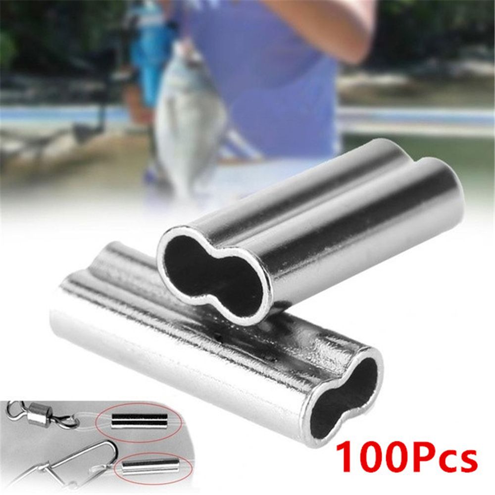 Durable Tube Pipe Double Tube Line Crimping Crimping Sleeves Fishing Tackles