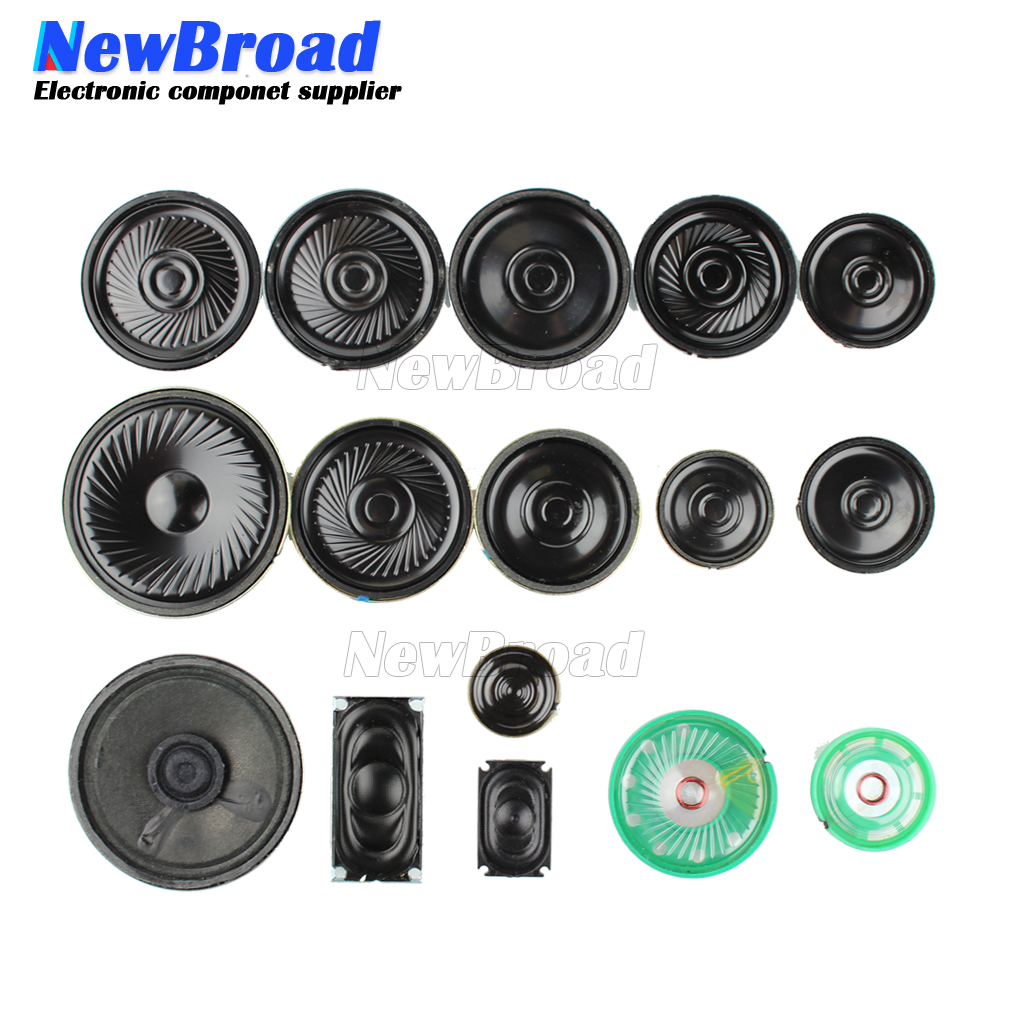 2Pcs/lot New Ultra-thin speaker 4 8 16 32ohms 1/4 1/2 3 Watt 0.25 0.5 1 2 3W 4 8 16 32R speaker Diameter 27 36 40MM thickness
