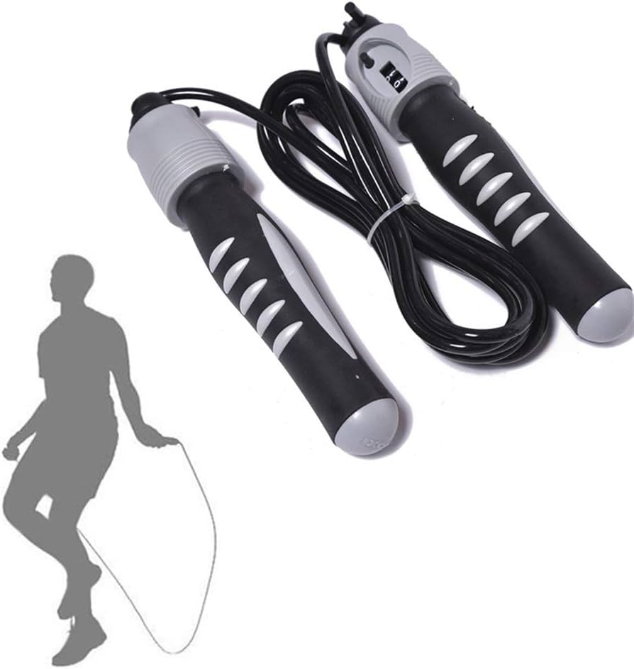 Jump Rope Adjustable Skipping Rope Lightweight Counting Jumping Rope for Fitness Women Men Kids
