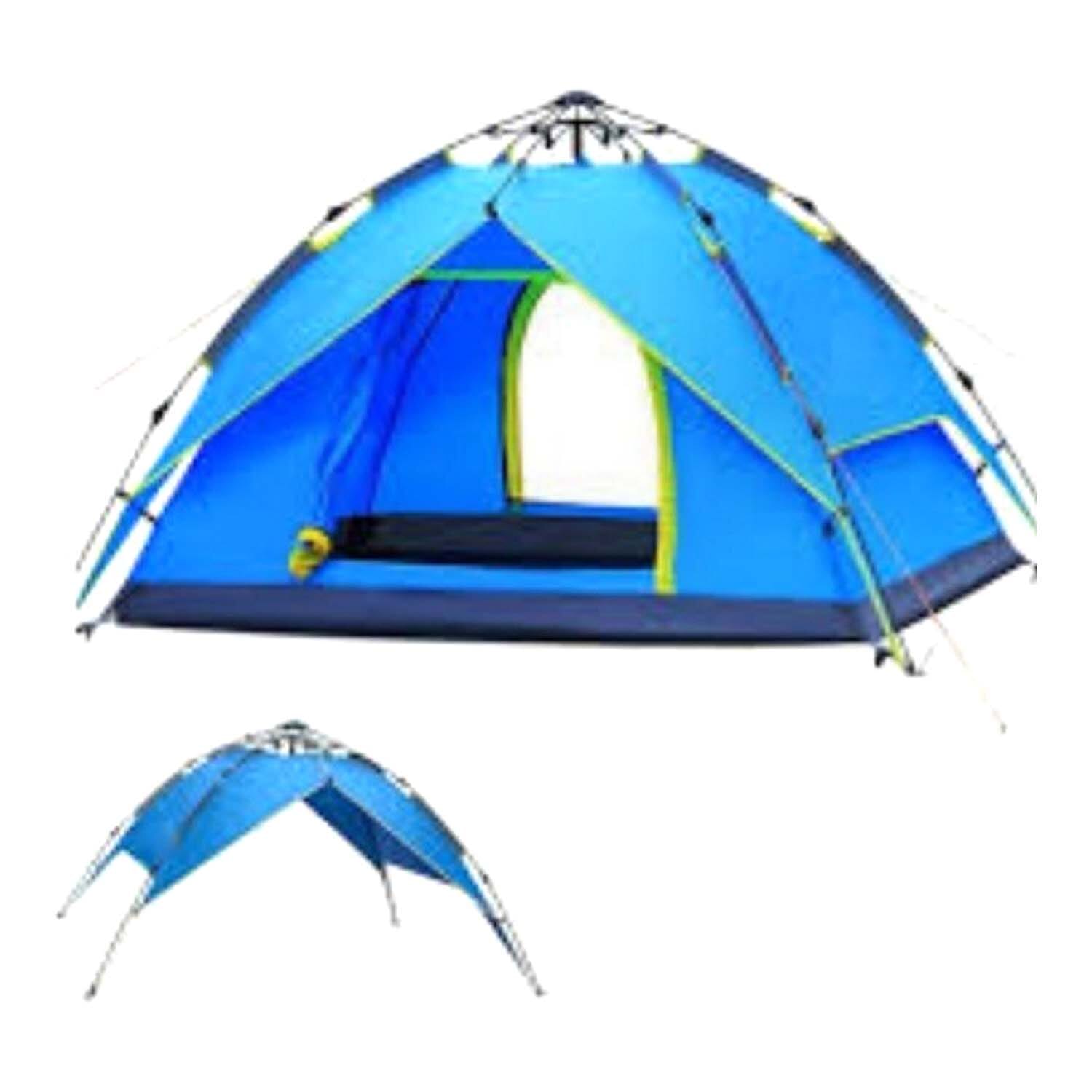 Camping Tent For 4 Men Double Layer Water Proof