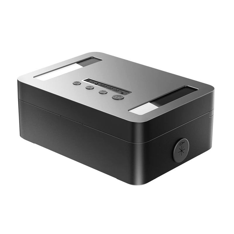 Metal Timed Lock Box,Mobile Phone Lock Box with Timer, Lock Container Self-Controlled Time Release Safety Locker Easy Install Easy to Use