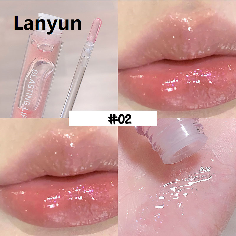 Lanyun Moisturizing Mirror Lip Gloss Charm Women Lip Oil Female Makeup Original Lipgloss Cheap Lip Stain Crystal Glossier Liquid Lips Cosmetics
