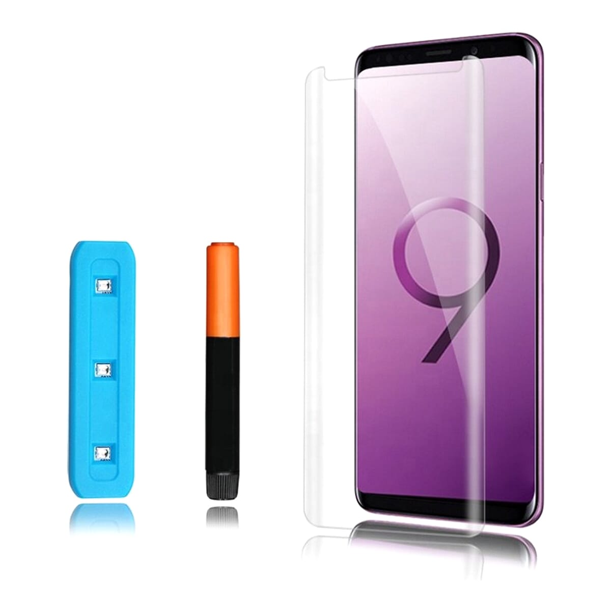 Samsung Galaxy Note 9 Full Glue UV Curved Glass With UV Light