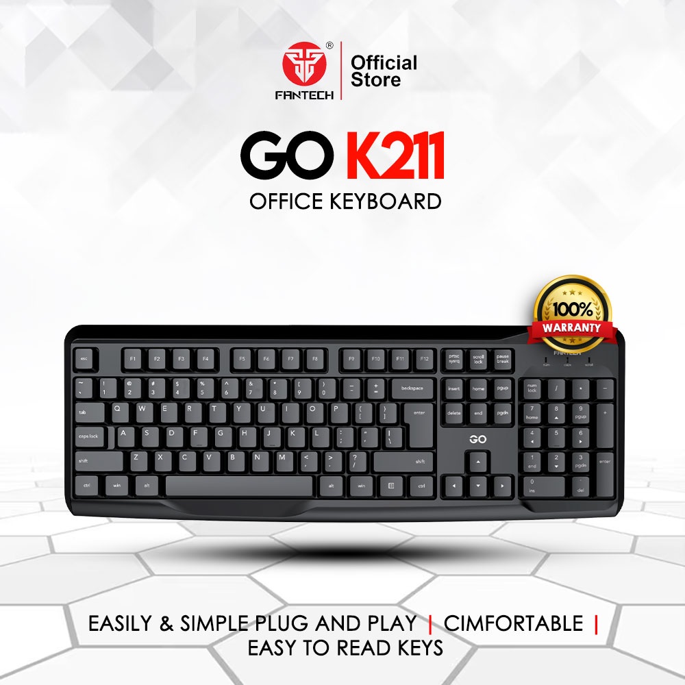 FANTECH GO K211 Smooth Typing Keyboard