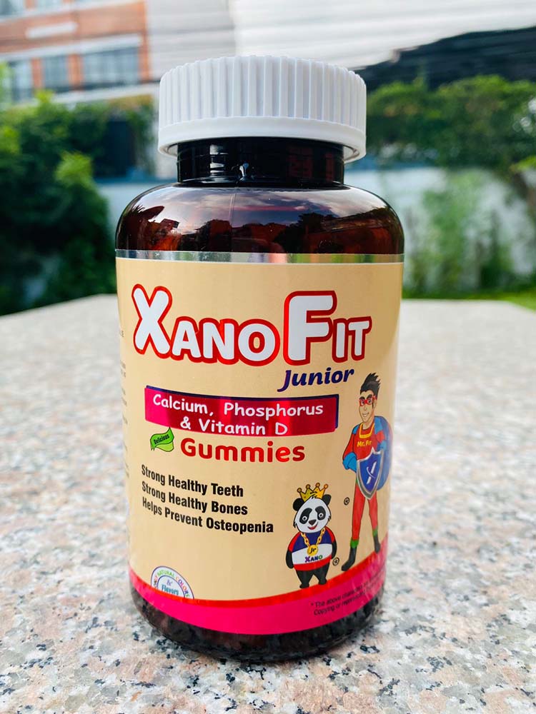 Xano Fit Junior Calcium, Phosphorous & Vitamin D Gummies 30 Pieces chocolate drink