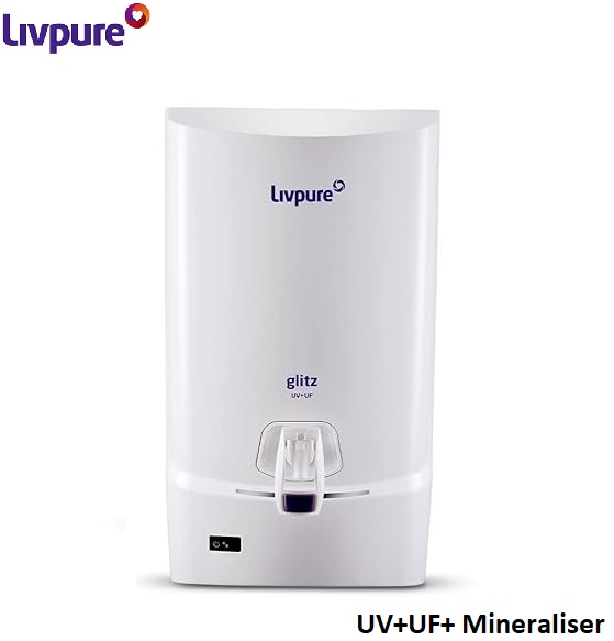 Livpure Glitz Pure RO+UF+ Mineraliser Water Purifier
