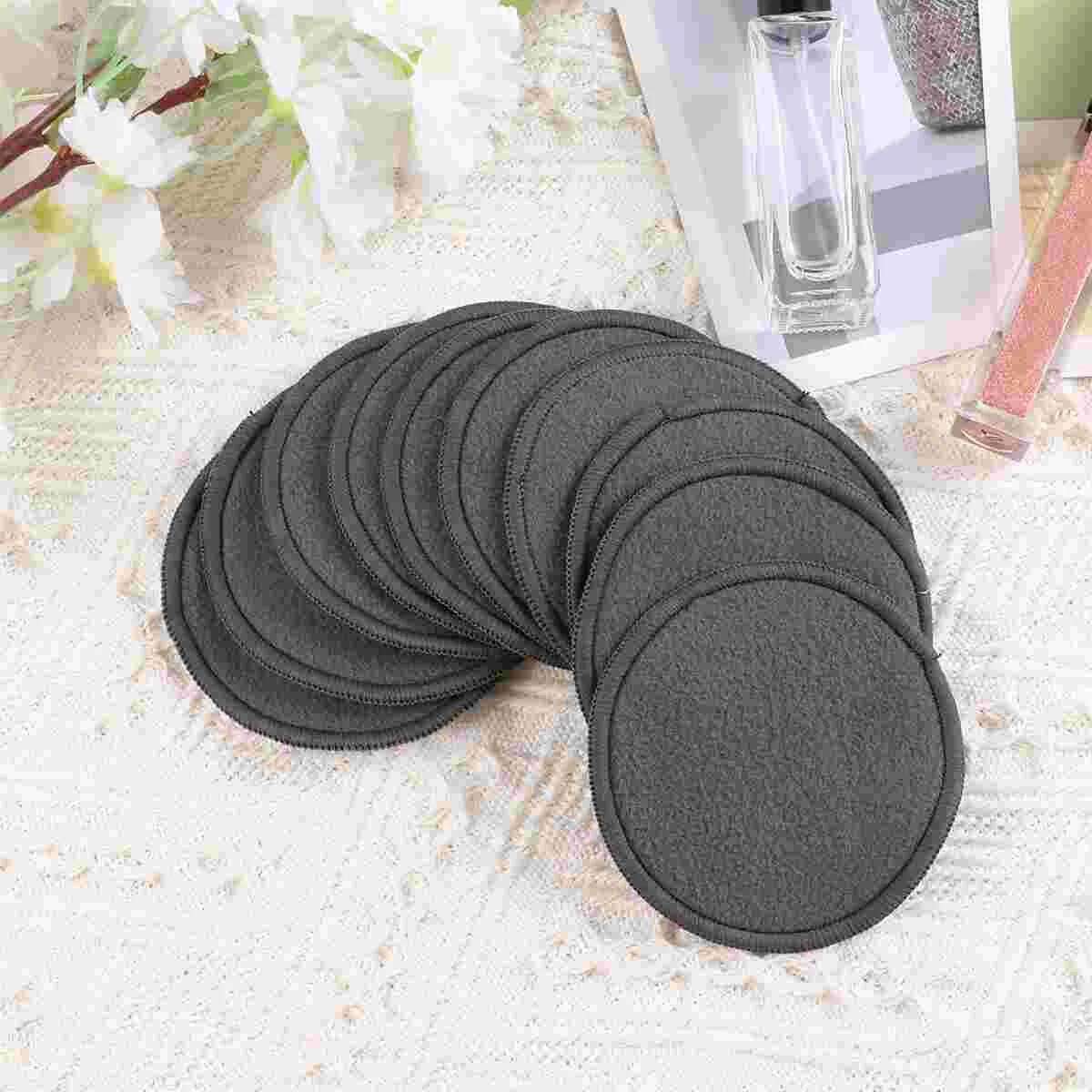 10 Pcs Reusable Makeup Remover Pad Cotton Face Cleansing Pads Wipes Powder Puff