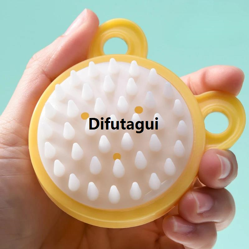 Difutagui Silicone Cleaning Comb Multiple Uses Scalp Comb Body Massage 【2025 Version】 Shampoo Brush Soft Tooth Brush Easy To Hang Hair Care Tools