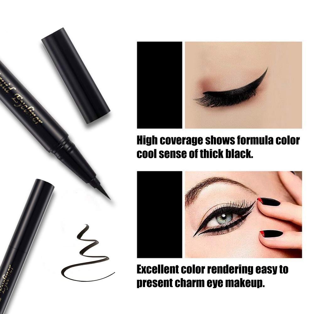 1 Pcs Excellent Quality Black Waterproof Liquid, Long Lasting&Smudgeproof Eyeliner