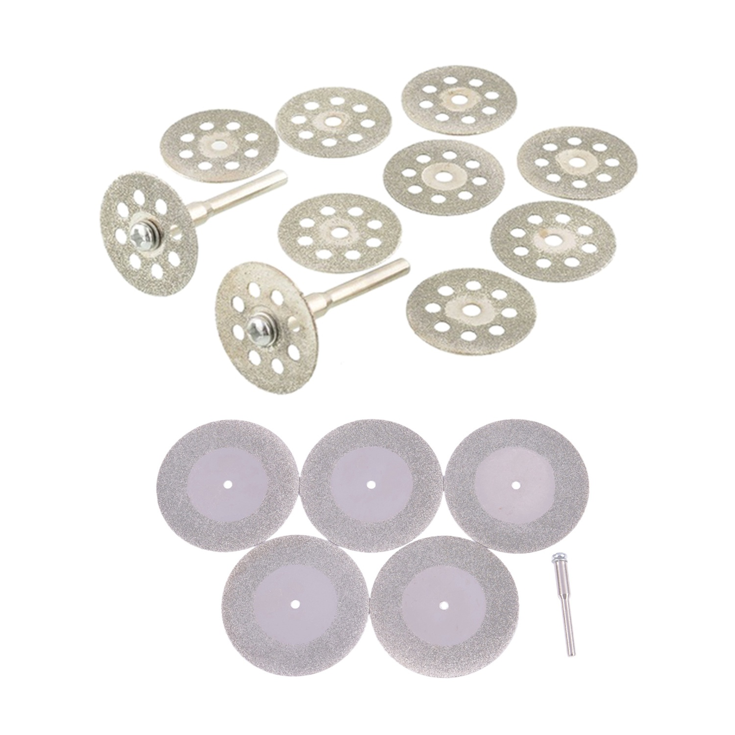 10PCS Mini 22mm Diamond cutting disc saw blade mill sheet & 5pcs 50mm Diamond Cutting Discs & Drill Bit