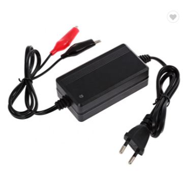 Battery Charger 12V 3A Fully-Automatic Charger Adaptor Power Supply With Red Green LED Indicator