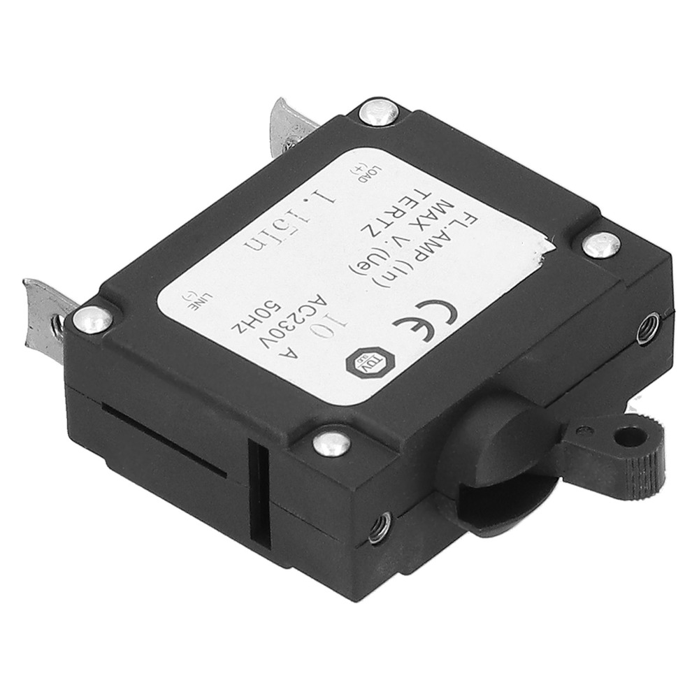 2PCS Durable Black Power Switch Plastic Easy to Use Circuit Breaker Compact Stable Performance Generator Parts for 168F 170F Gasoline Generator