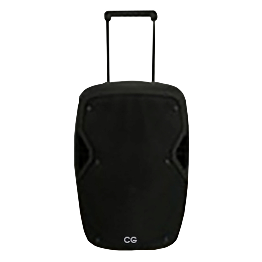 CG Brand 12 Inch Trolley Speaker With Guitar Input - CGTS12H01 - 1 Year Comprehensive Warranty, Including 6 Months On Battery