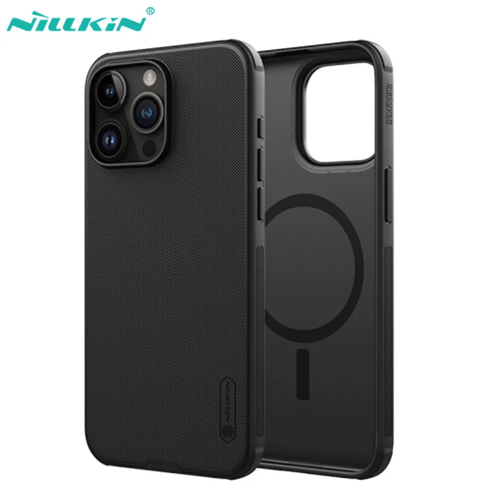 For iPhone 15 Pro Max Case Nillkin Frosted Shield Pro Magsafe Case For iPhone 15 Pro Magnetic Case For iPhone 14 Pro Max /13 Pro