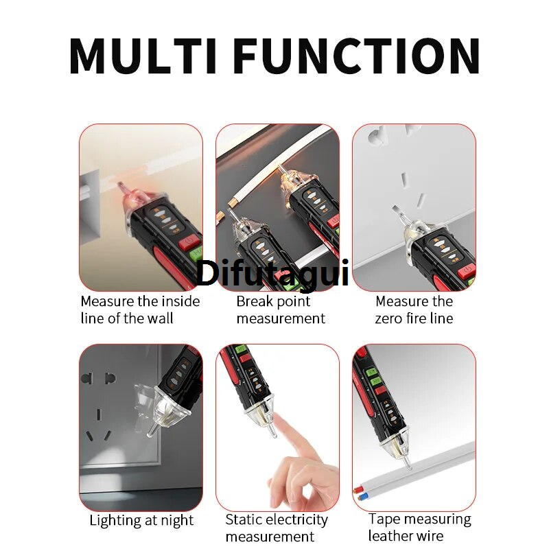 Difutagui Sales promotion Detector tester voltage probe electric tester electric Fifty percent discount pen high precision induction pen probe screwdriver light test pen