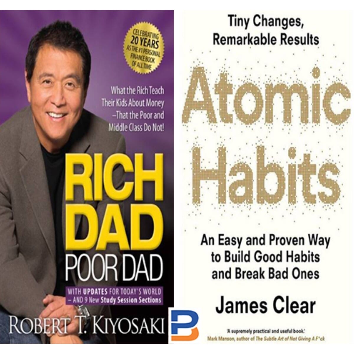 Set Of 2 (Rich Dad Poor Dad & Atomic Habits)