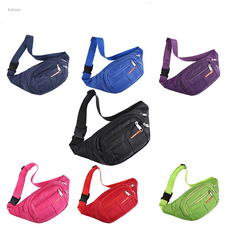 NEW totoro Armani Fsjaings Men's waist bag canvas large capacity multi-layer business Sales promotion chest bag sports mobile phone bag construction site work leisure