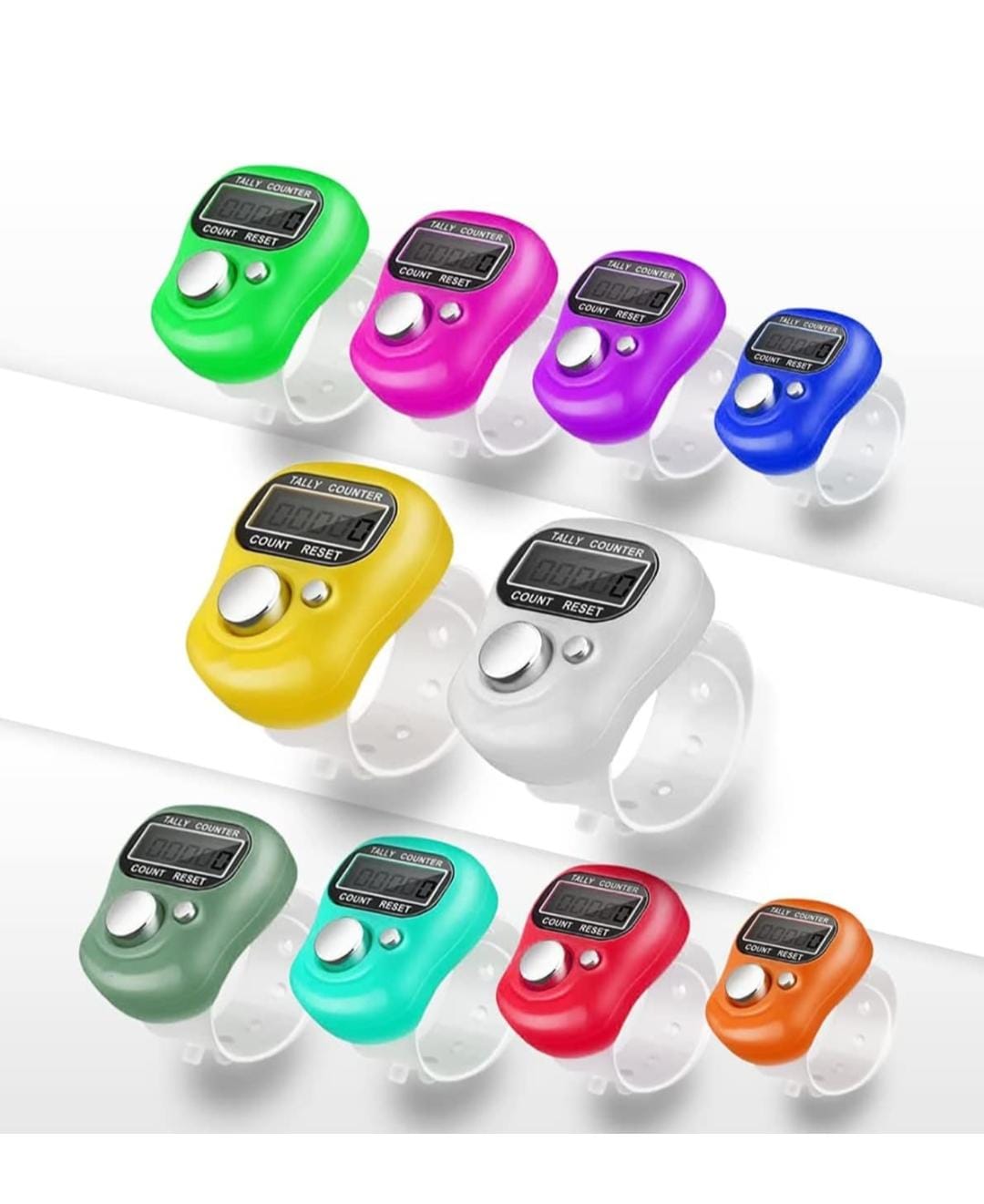 Hand Finger Counting Machine Digital Head Electronic Tally Counter for Counting Purpose Ram Ram Counting Machine With Led Light