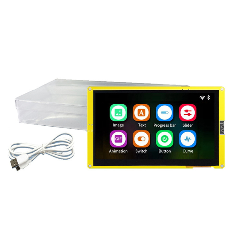 ESP32-S3 Flash Smart Display MCU WIFI Bluetooth Module 7-Inch RGB LCD TFT HMI 8M PSRAM 16M (with Touch)