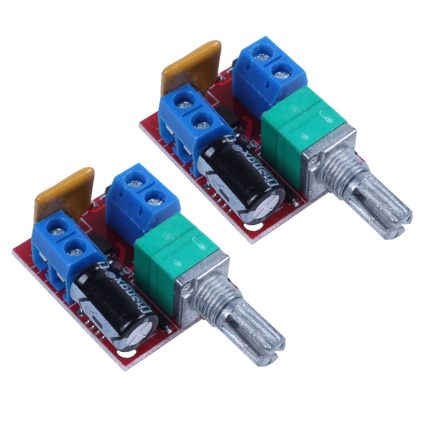 FORIDE 2X Mini DC Motor PWM Speed Controller 3V 6V 12V 24V 35VDC 90W 5a DC Motor Speed Control Switch LED Dimmer