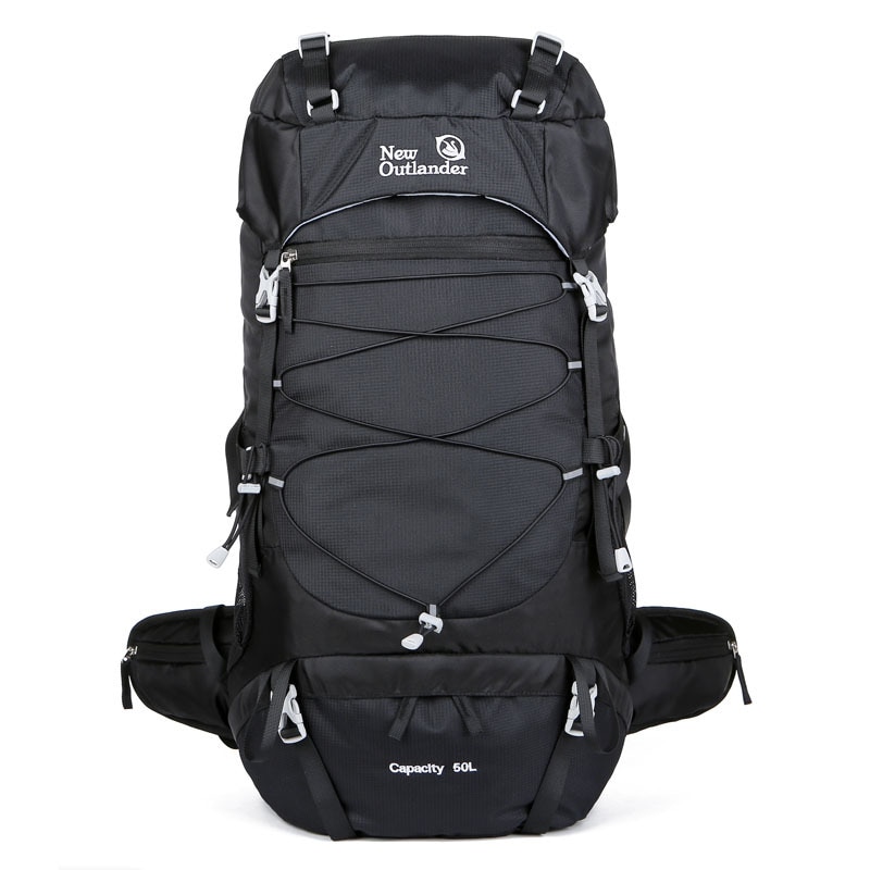 Sports Camping Bag Men's 50L Waterproof Mountaineering Outdoor Backpack Women's Mountaineering Backpack Bike Travel Bag