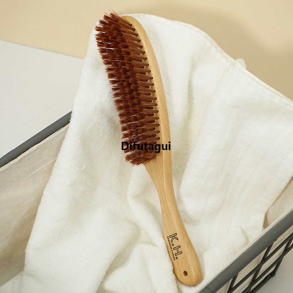 Difutagui Agents to remove shoes, cashmere hair for pets, suitable for brushing clothes, Special wooden brush hats, walnut handles, suits, velvet, wool, suede,－effective fluff