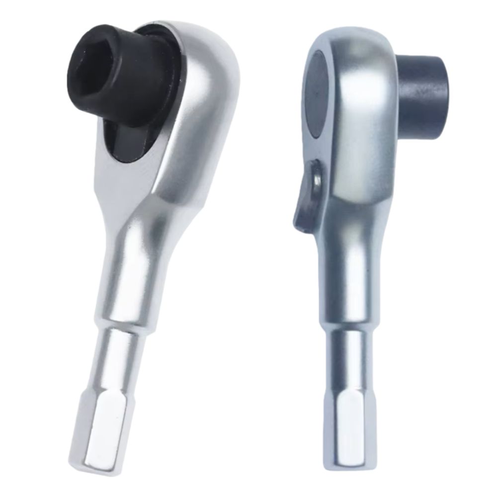 Industrial Grade 1/4" Hex Mini Ratchet Wrench MINI High Hardness Hex Bits Adapters Two-way Durable 72-Tooth Bit Driver Repair Tools