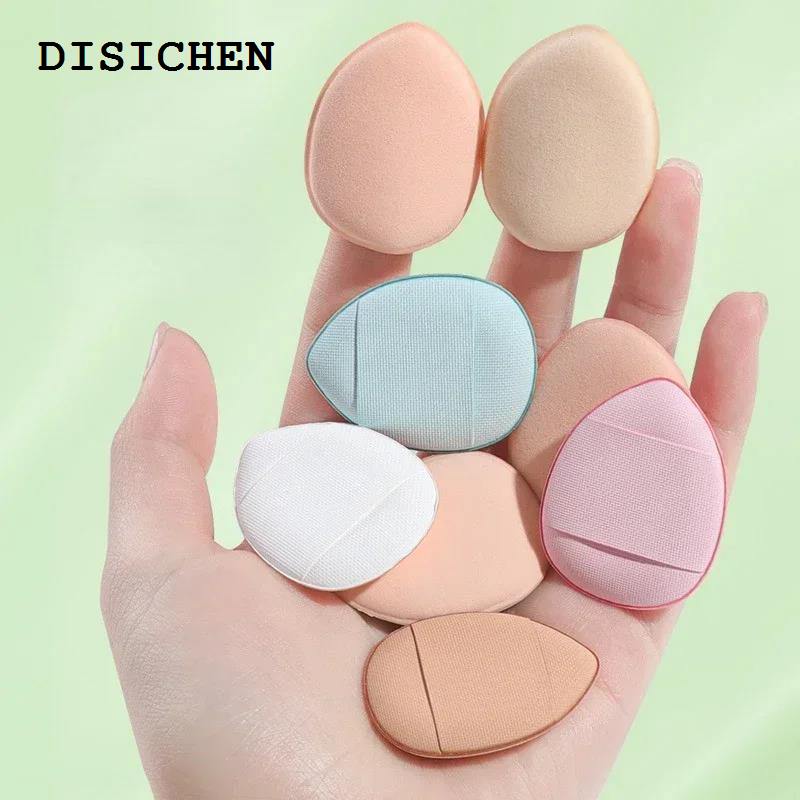 DISICHEN Fashion New 5/7pcs Mini Size Makeup Sponge Concealer Foundation Puff Air Cosmetic Cushion Sponge Finger Wet Dry BB Cream Applicator