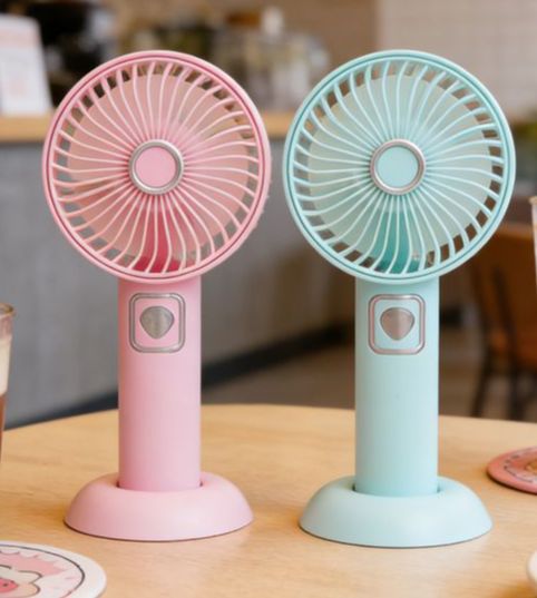 Portable Rechargeable Usb type CMini Fan With 3 Speed And a Stand