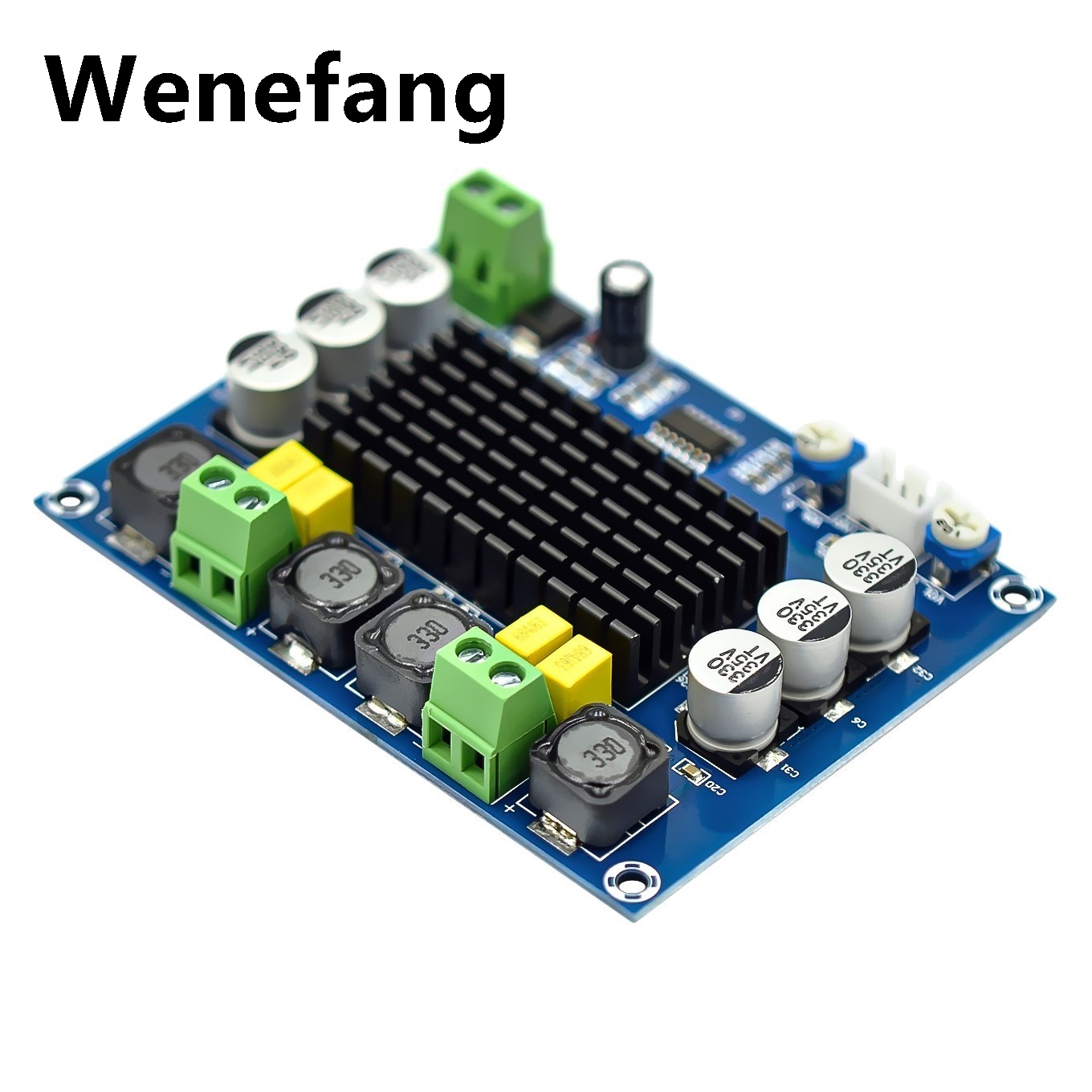 Wenefang 1PCS XH-M543 High Power Digital Power Amplifier Board TPA3116D2 Bargain price Audio Amplifier Module Class D Double Channel 2*120W