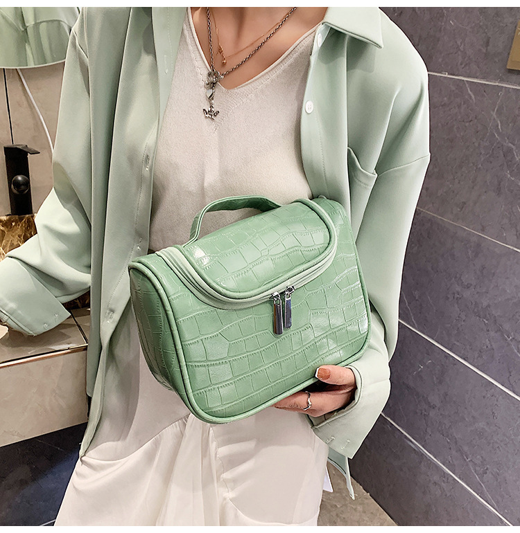 MAANGE 1Pc Cosmetic Bag Waterproof Large Capacity Makeup Storage Bag Portable Travel Hook Up Brush Bags MAGCB20