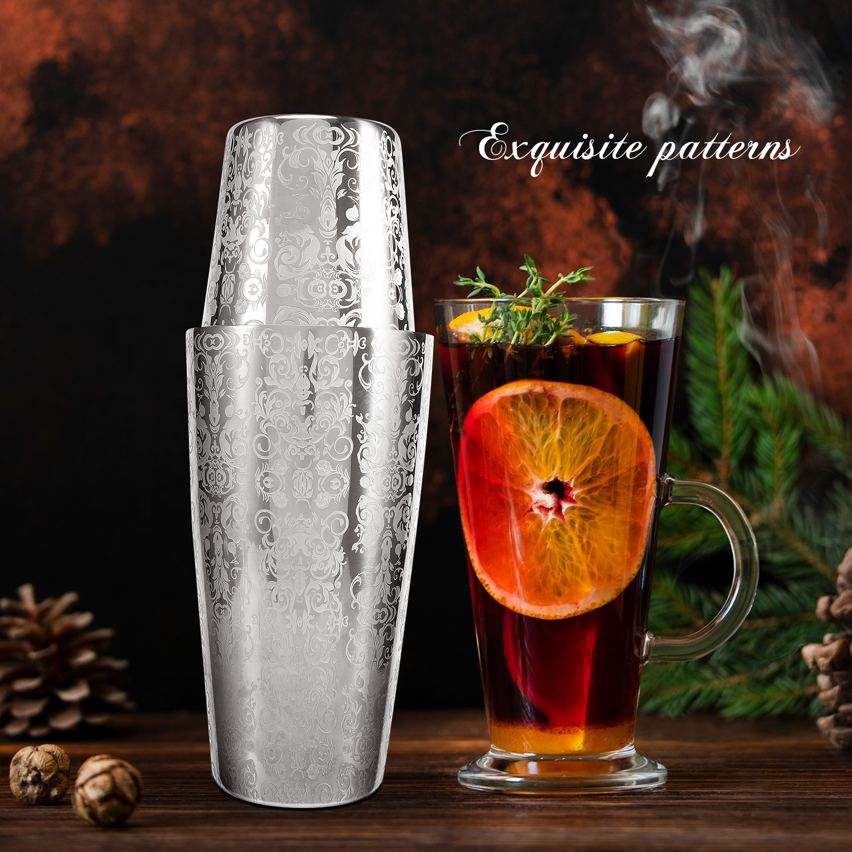 Cocktail Shaker Boston Shaker 304 Stainless Steel Set