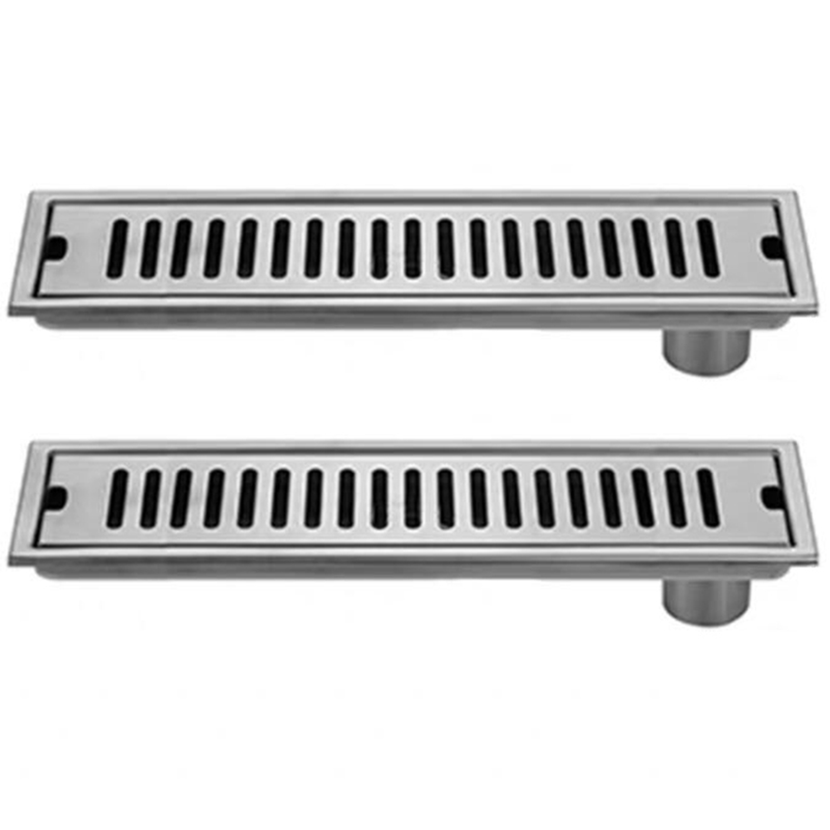 fasdaga 2X Stainless Steel Shower Room Large Flow Floor Drain Ground Water Drainage Waste Discharge Deodorant 40cm