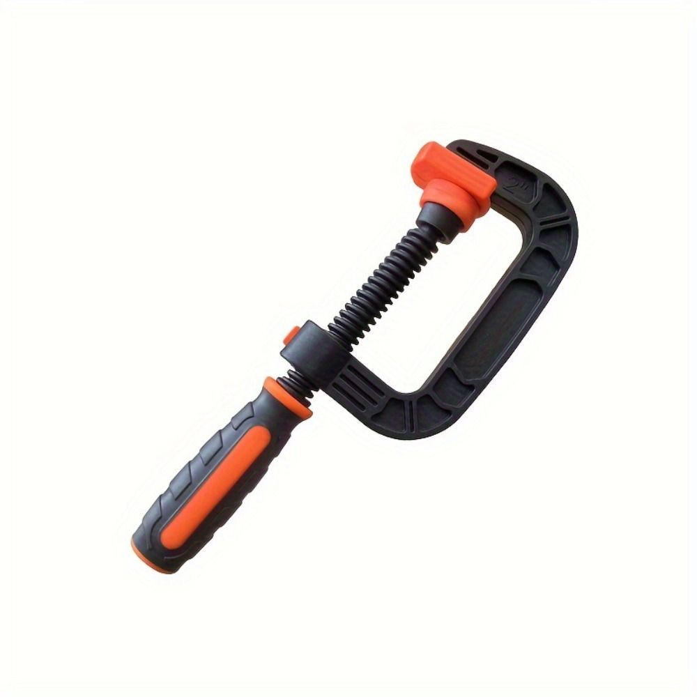 Heavy Duty Engineering Plastic Woodworking Clamp Lightweight Design Reinforced Plastic Nylon C-Clamp Quick Release Multifunctional G Type Clamp Repair