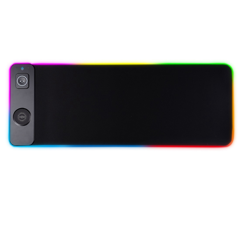 Magnetic Wireless Charging Mouse Pad Office Desk Pad Wireless Charging Luminous Mouse Pad Gaming Mousepad