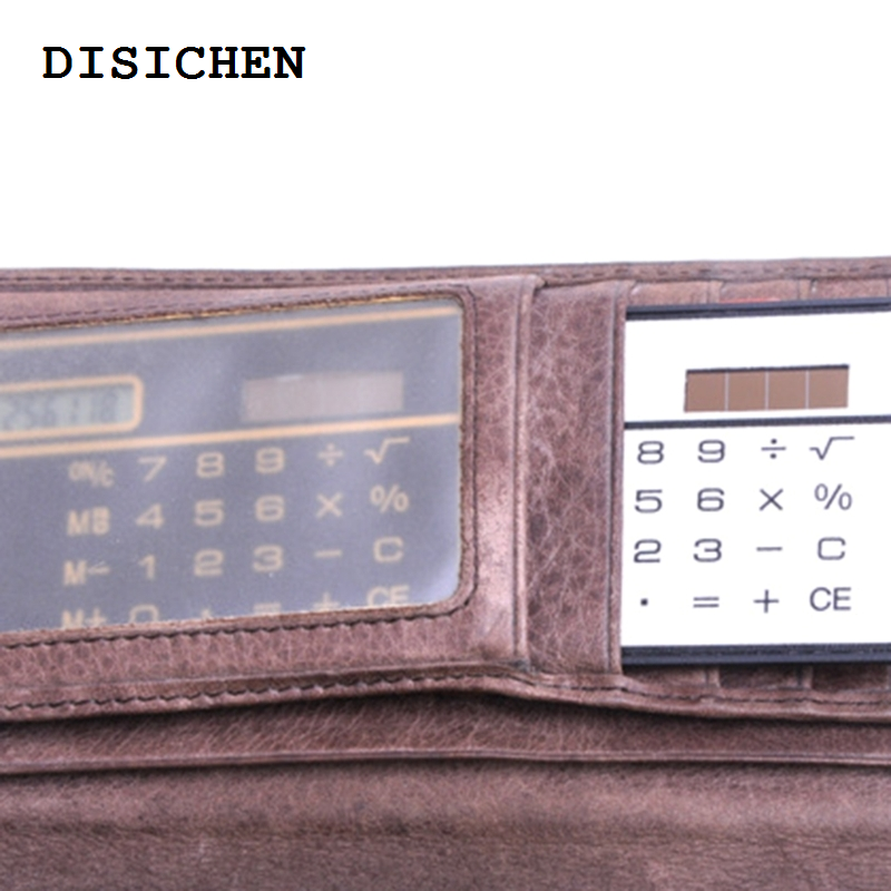 DISICHEN Portable New Solar Power Calculator 8 Digit Display Basic Standard Calculators for Business