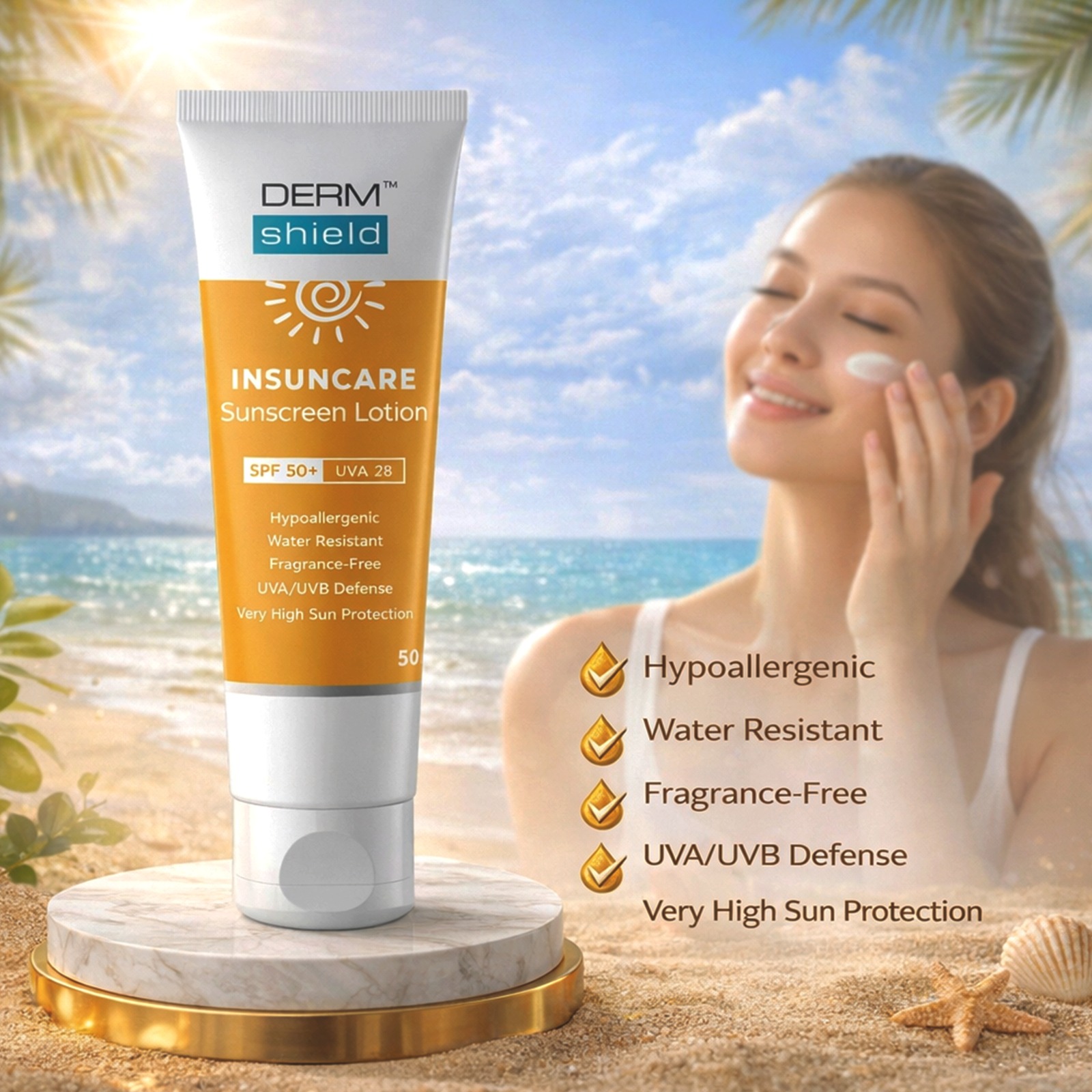 Water Bank Hyaluronic Acid Sunscreen Spf 50 Pa+++ UVA/UVB Protection
