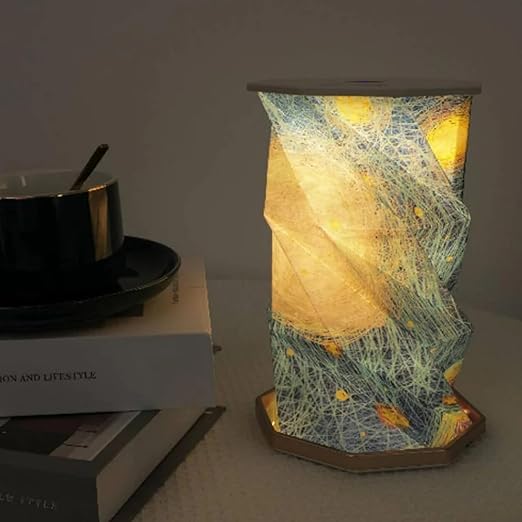 Starry Folding Paper Night Light Birthday Gift Table Light