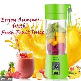 380Ml Usb Rechargeable Blender Mixer Portable Mini Juicer Juice Machine Smoothie Maker Household Small Juice Extractor New Drop